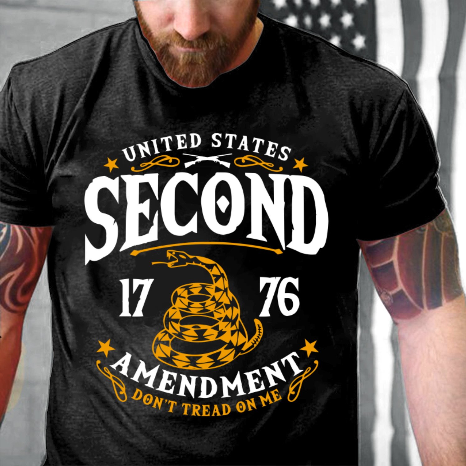 2nd Amendment Shirt, United States Second 1776 Amendment, Don't Treat On Me T-Shirt