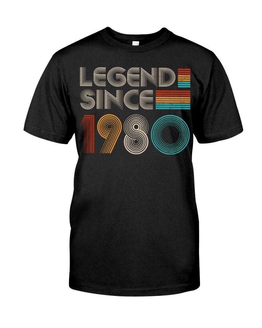 41st Birthday Gifts For Him For Her, Birthday Unisex T-Shirt, Legend Since 1980 Unisex T-Shirt