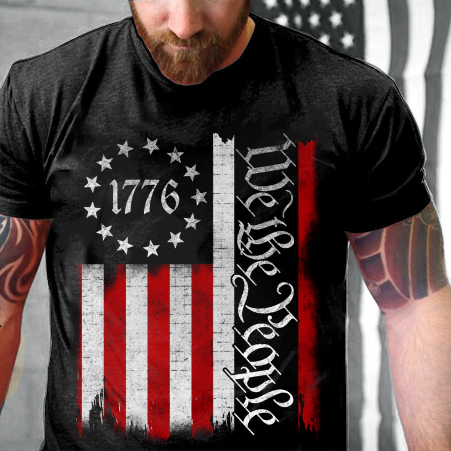 4th Of July Shirt, Fourth Of July Shirts, 1776 We The People T-Shirt KM2906