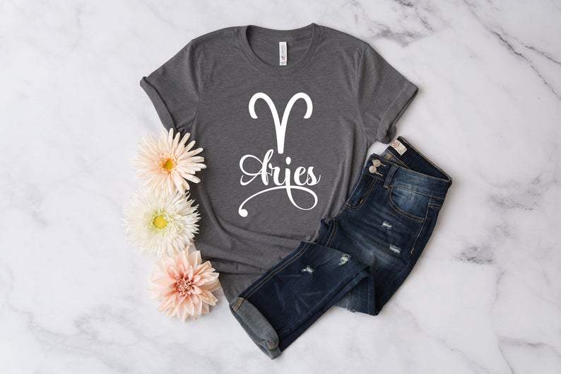 Aries Shirt, Aries Zodiac Sign, Astrology Birthday Shirt, Gift For Her, Best Gift For Aries V1 Unisex T-Shirt
