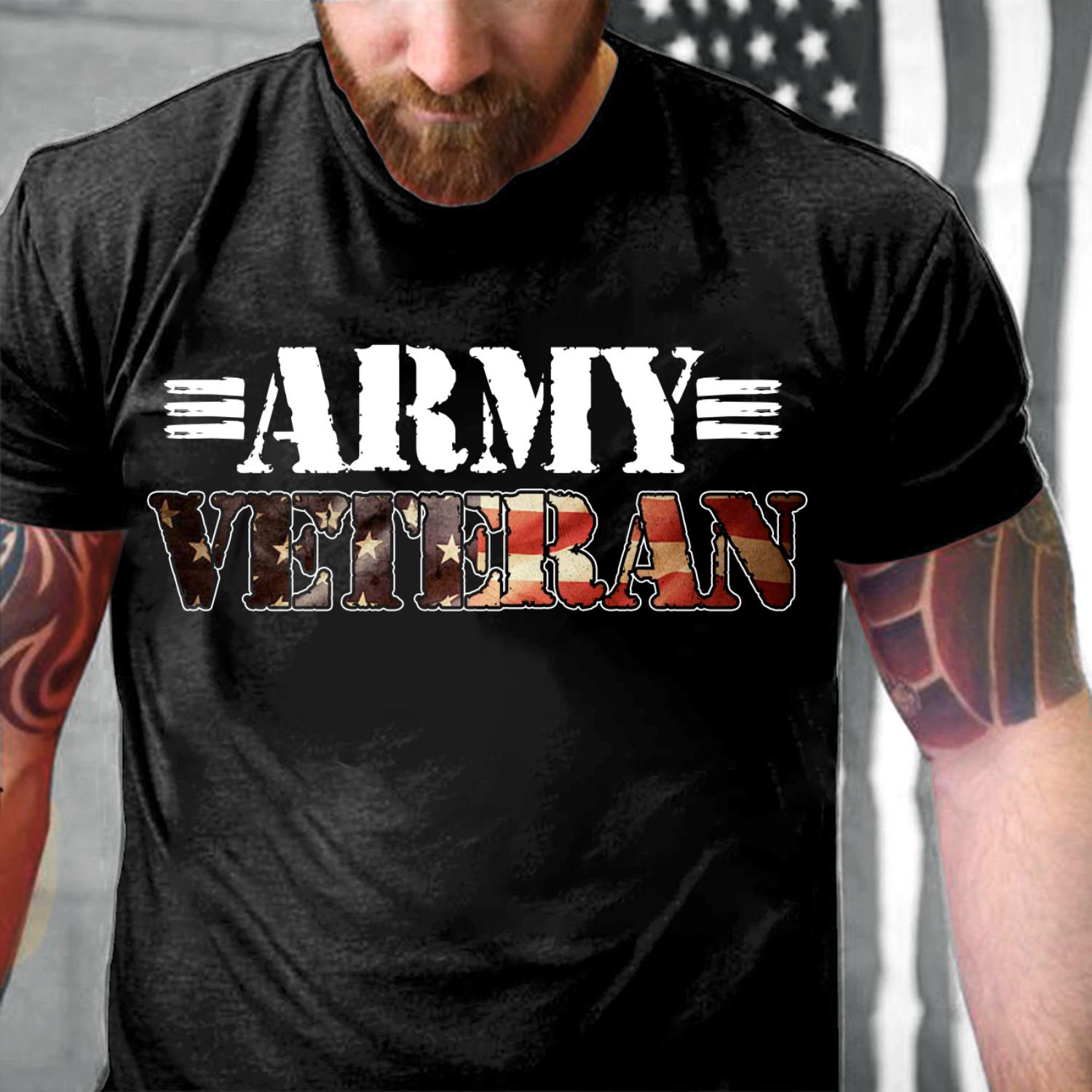 Army Veteran Shirt Proud US Army Veteran T-Shirt