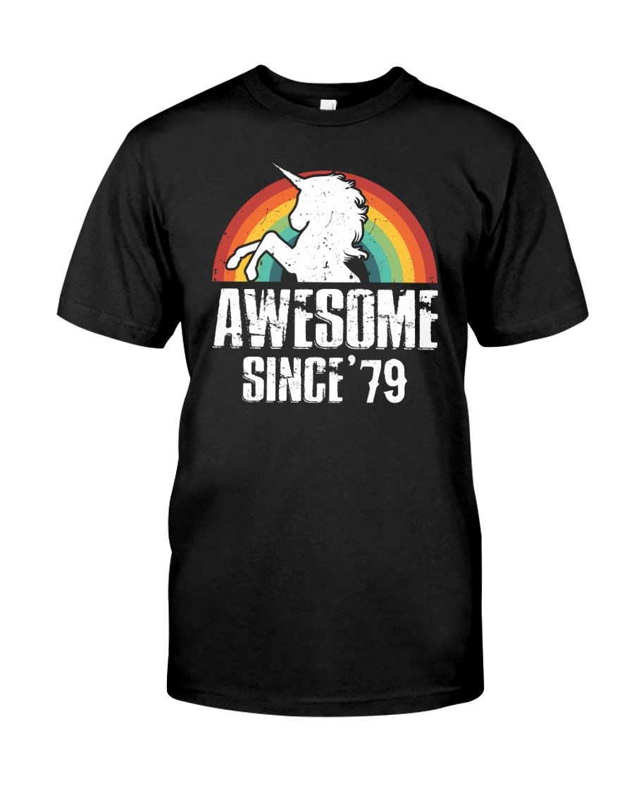 Awesome Since' 1979, Birthday Gifts Idea, Gift For Her For Him Unisex T-Shirt KM0804