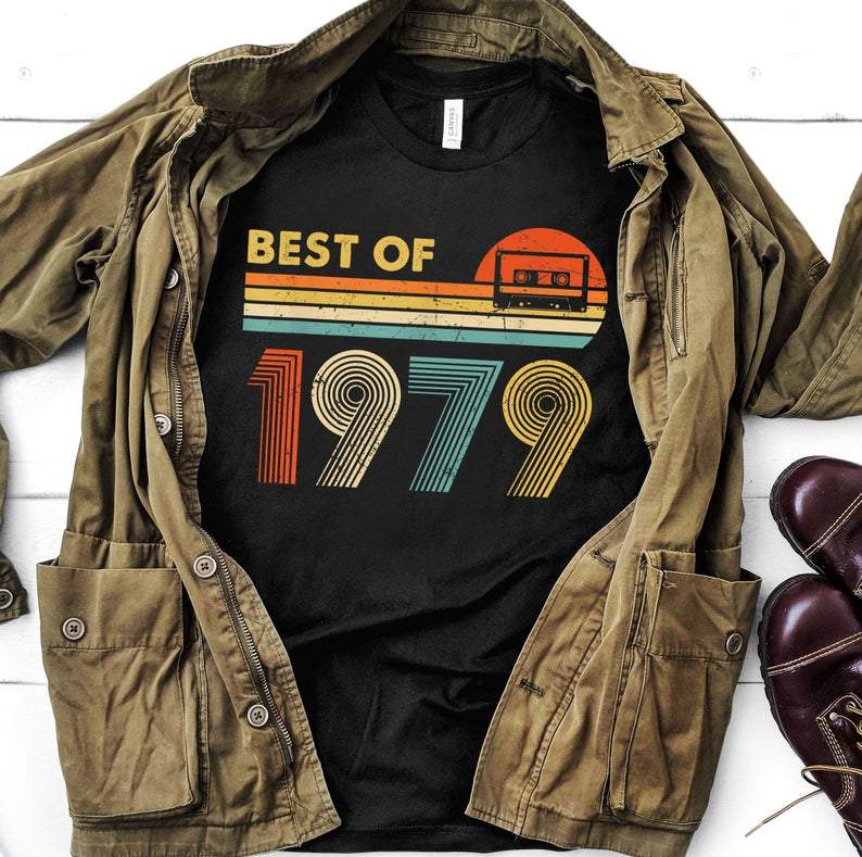 Best Of 1979, 42 Years Of Being Awesome, Birthday Gifts For Him For Her Unisex T-Shirt KM0704