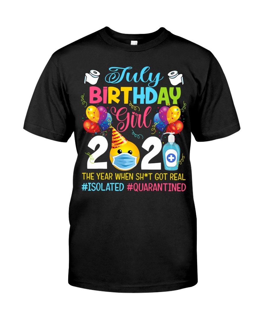 Birthday Shirt, Birthday Girl Shirt, July Birthday Girl T-Shirt KM0607