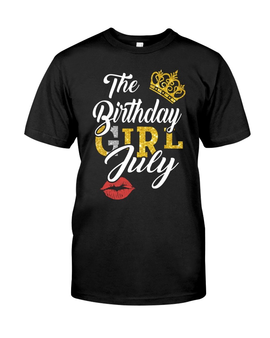 Birthday Shirt, Birthday Girl Shirt, The Birthday Girl July T-Shirt KM0607