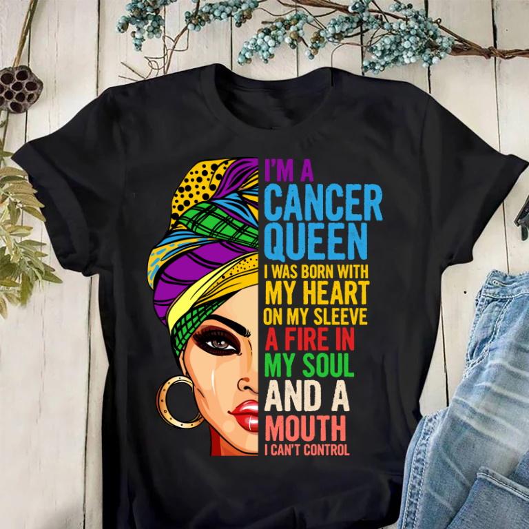 Cancer Zodiac T-Shirt, I'm A Cancer Queen, Birthday Gift Idea For Her, Birthday Gift Unisex T-Shirt