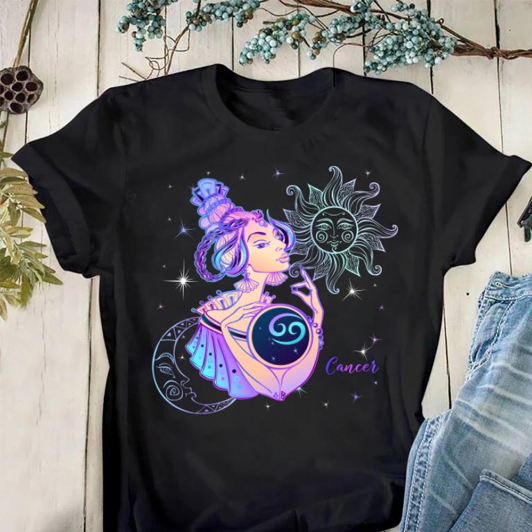 Cancer Zodiac T-Shirt, Zodiac Shirt, Astrology Shirt, Birthday Gift Idea For Her, Birthday Gift Unisex T-Shirt