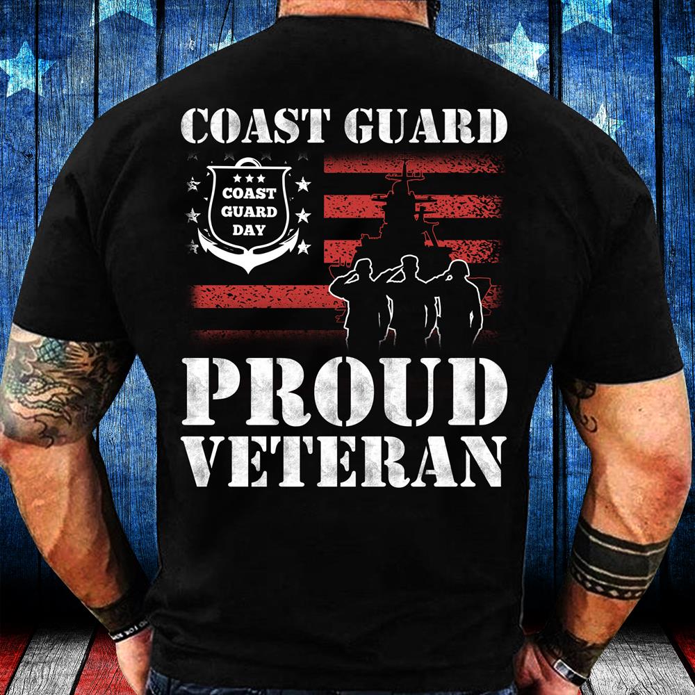 Coast Guard Proud Veteran T-Shirt