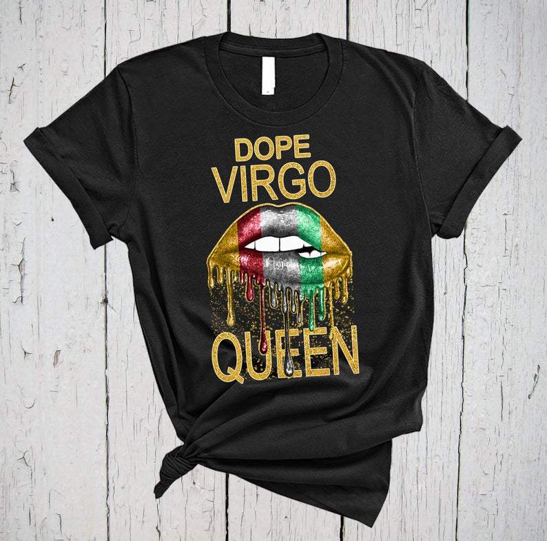 Dope Virgo Queen, Virgo Birthday, Birthday Queen Shirt, Astrology Shirt, Birthday Gift For Her Unisex T-Shirt