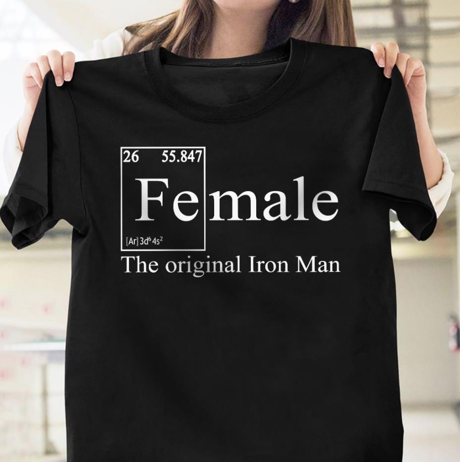 Female The Original Iron Man T-shirt HA0409