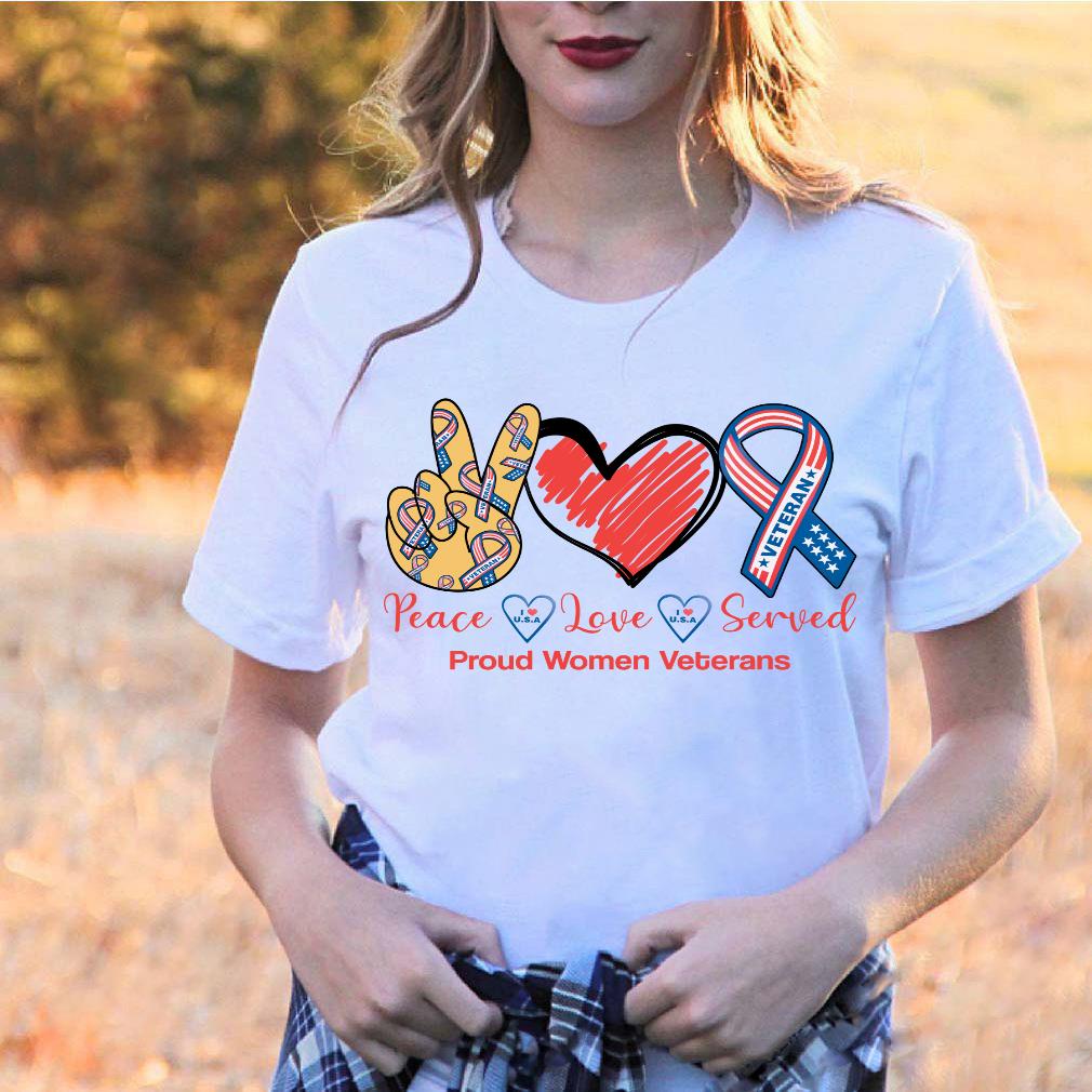 Female Veteran Proud Women Veterans T-Shirt