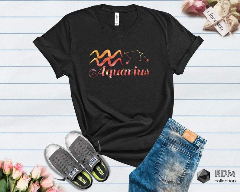 Funny Aquarius Shirt, Aquarius Zodiac Sign, Astrology Birthday Shirt, Aquarius Horoscope Unisex T-Shirt