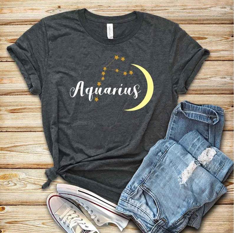 Funny Aquarius Shirt, Aquarius Zodiac Sign, Astrology Birthday Shirt, Gift For Aquarius V3 Unisex T-Shirt