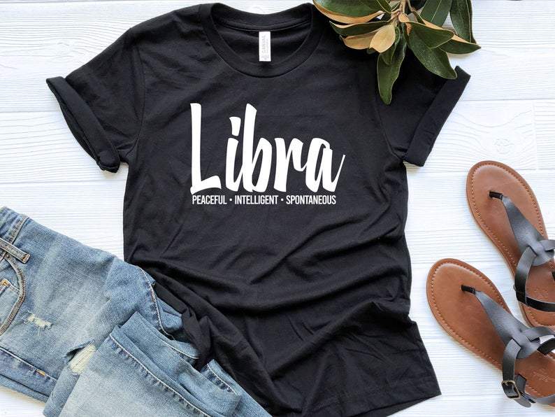 Funny Libra Shirt, Libra Nutrition Facts, Libra Birthday Shirt, Birthday Gift For Her V1 Unisex T-Shirt