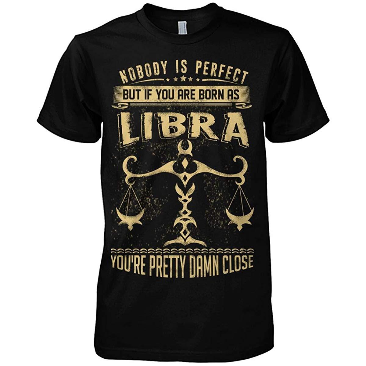 Funny Libra Shirt, Nobody Is Perfect If You�re Libra, Libra Birthday Shirt, Gift For Her Unisex T-Shirt