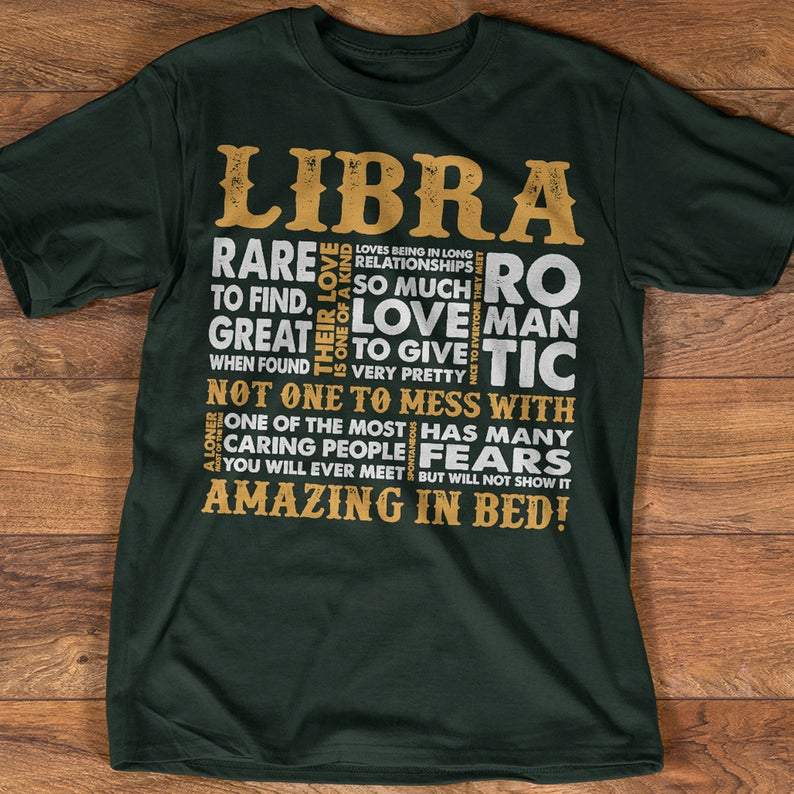 Funny Libra Shirt, Romantic Libra T-Shirt, Birthday Gift For Her Gift For Him Unisex T-Shirt