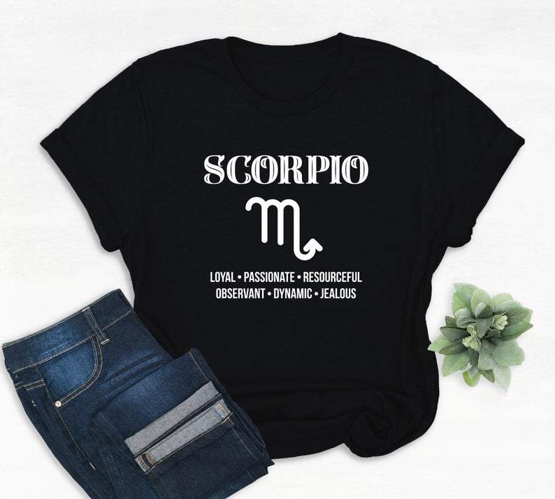 Funny Scorpio Shirt, Scorpio Zodiac Sign, Funny Horoscope Astrology, Birthday Gift For Her Unisex T-Shirt