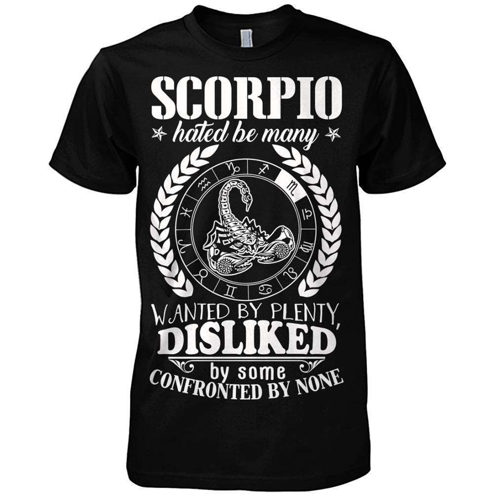 Funny Scorpio Shirt, Scorpio Zodiac Sign, Hated By Many Wanted By Plenty Scorpio Unisex T-Shirt