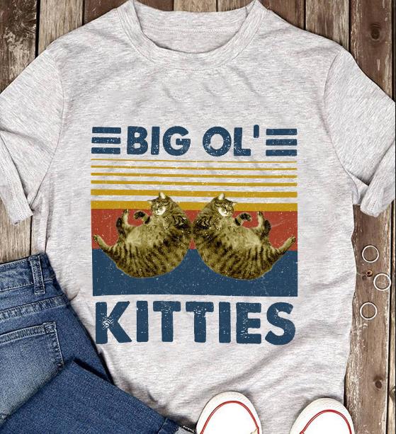 Funny Shirt Big Ol Kitties T-Shirt