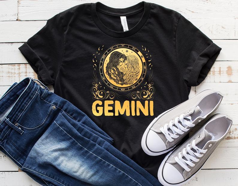 Gemini Unisex T-Shirt, Gemini Zodiac, Gemini Zodiac Sign, Gemini Horoscope, June Birthday T-Shirt