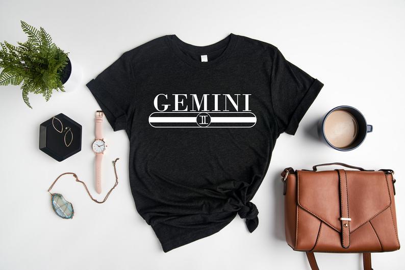 Gemini Unisex T-Shirt, Gemini Zodiac, Gemini Zodiac Sign, Gemini Horoscope, June Birthday V3 T-Shirt