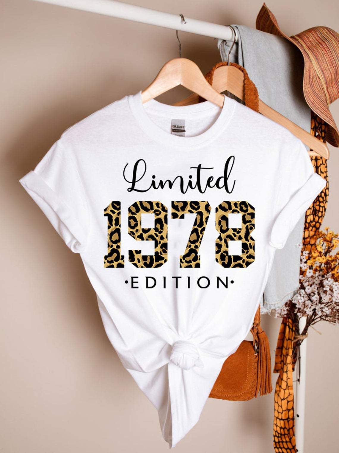 Limited Edition 1978, 43rd Birthday Vintage Shirt, Gift For Her For Him Ladies T-Shirt KM2505