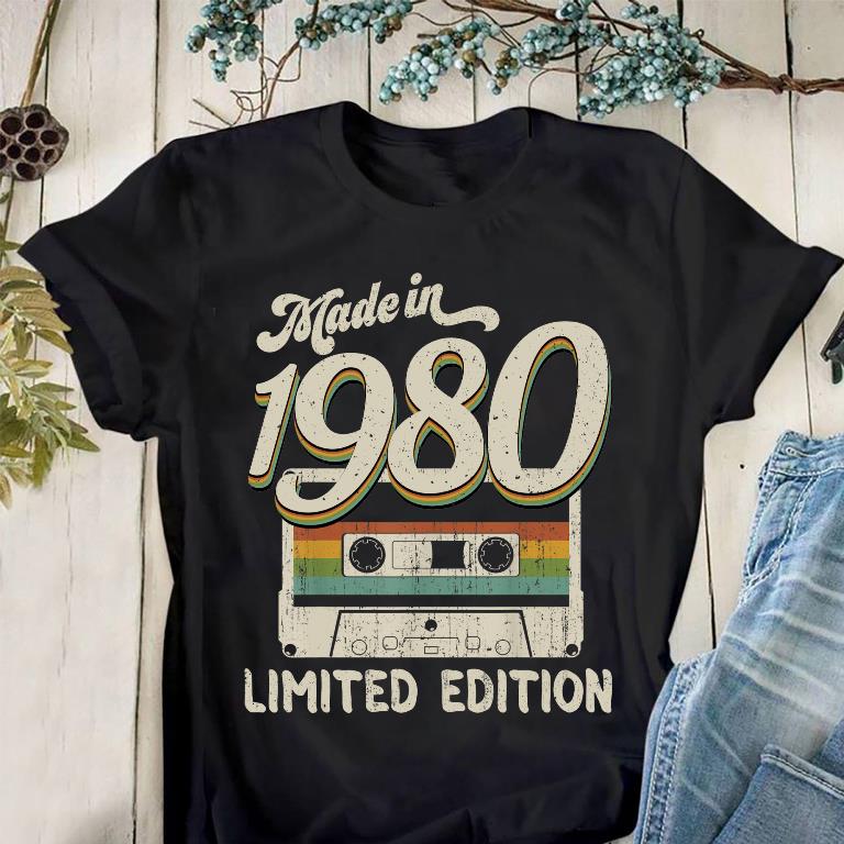 Made In 1980 Limited Cassette T-Shirt