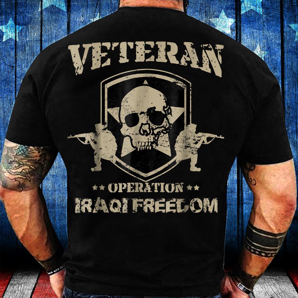 Military Veteran Shirt Operation Iraqi Freedom T-Shirt