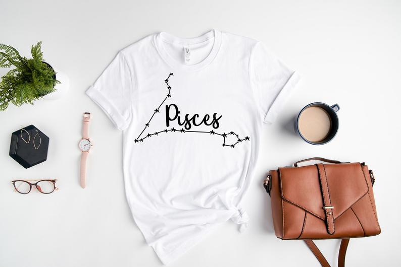 Pisces Shirt, Pisces Zodiac Sign, Astrology Birthday Shirt, Gift For Her, Pisces Gifts Unisex T-Shirt