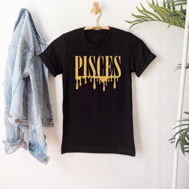Pisces Shirt, Pisces Zodiac Sign, Astrology Birthday Shirt, Pisces Birth Sign Zodiac Unisex T-Shirt