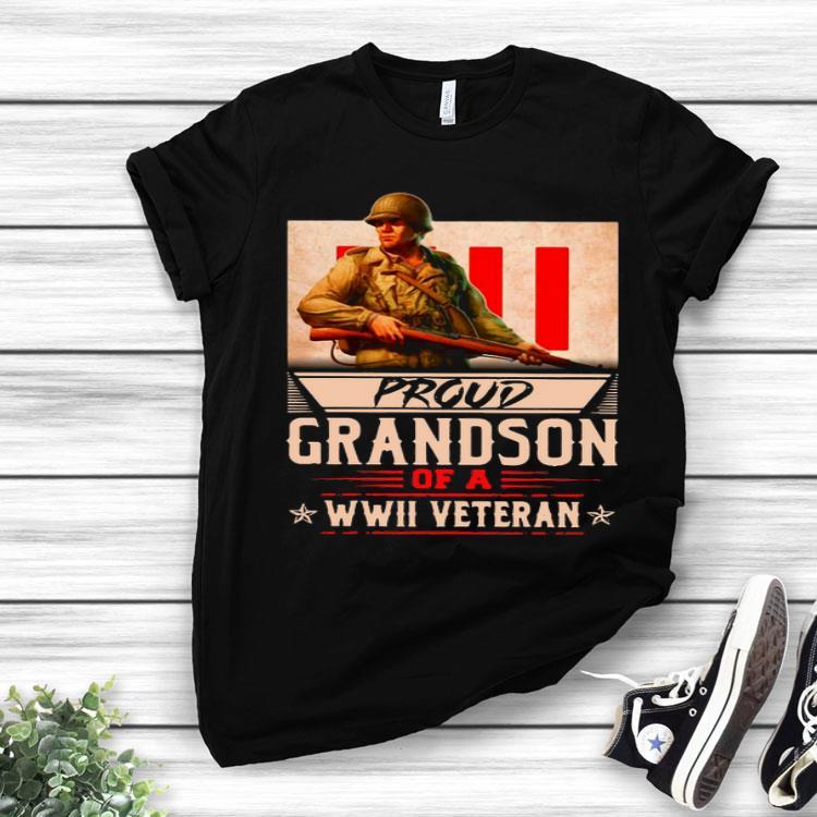 Proud Grandson Of A WWII Veteran T-Shirt T-Shirt