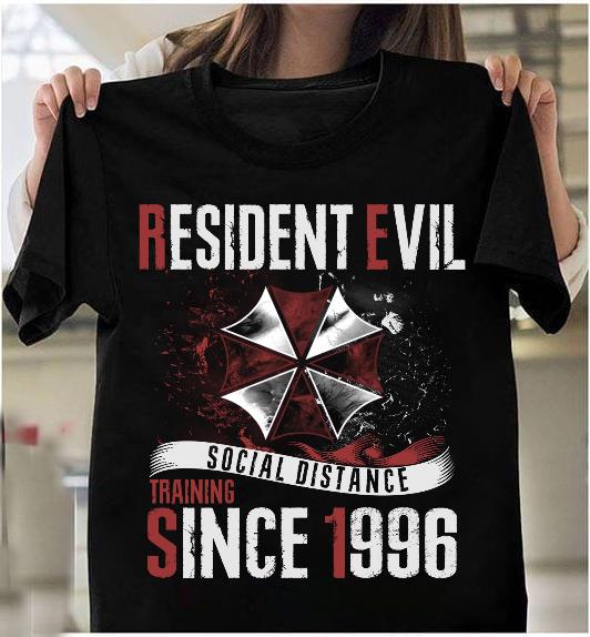 Resident Evil Social Distance Training Since 1996 T-Shirt