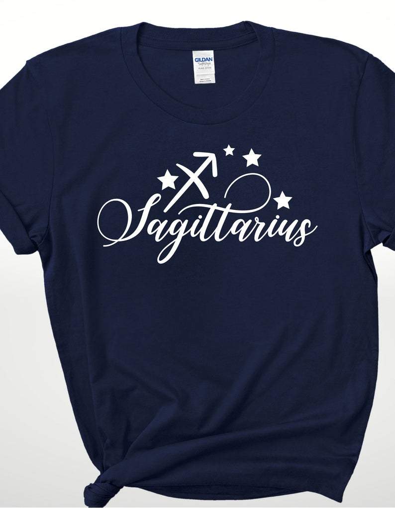 Sagittarius Birthday Shirts, Sagittarius Zodiac Sign, Sagittarius Horoscope gifts, Gift For Her Unisex T-Shirt