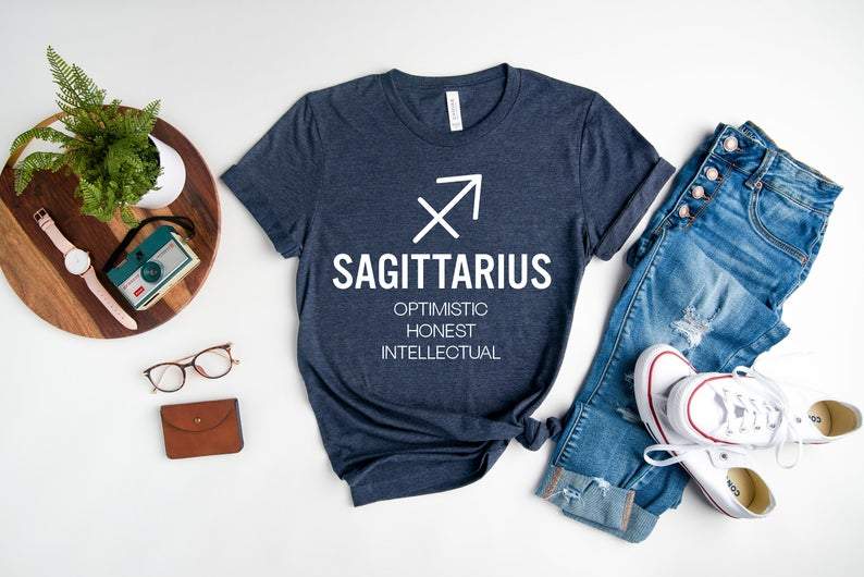 Sagittarius Birthday Shirts, Sagittarius Zodiac Sign, Sagittarius Sign V2, Gift For Her Unisex T-Shirt