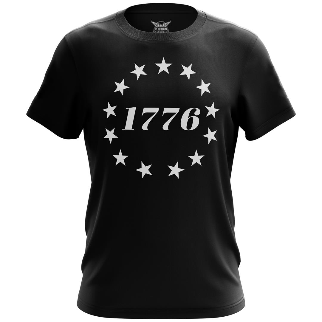 Veteran Shirt, 1776 Betsy Ross Flag Short Sleeve T-Shirt KM0308