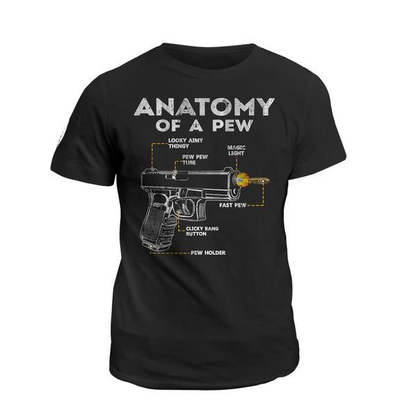 Veteran Shirt, 2nd Amendment Shirt, Anatomy Of A Pew T-Shirt KM2206