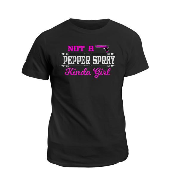 Veteran Shirt, Best Gifts Idea, Not A Pepper Spray Kinda Girl T-Shirt KM2206