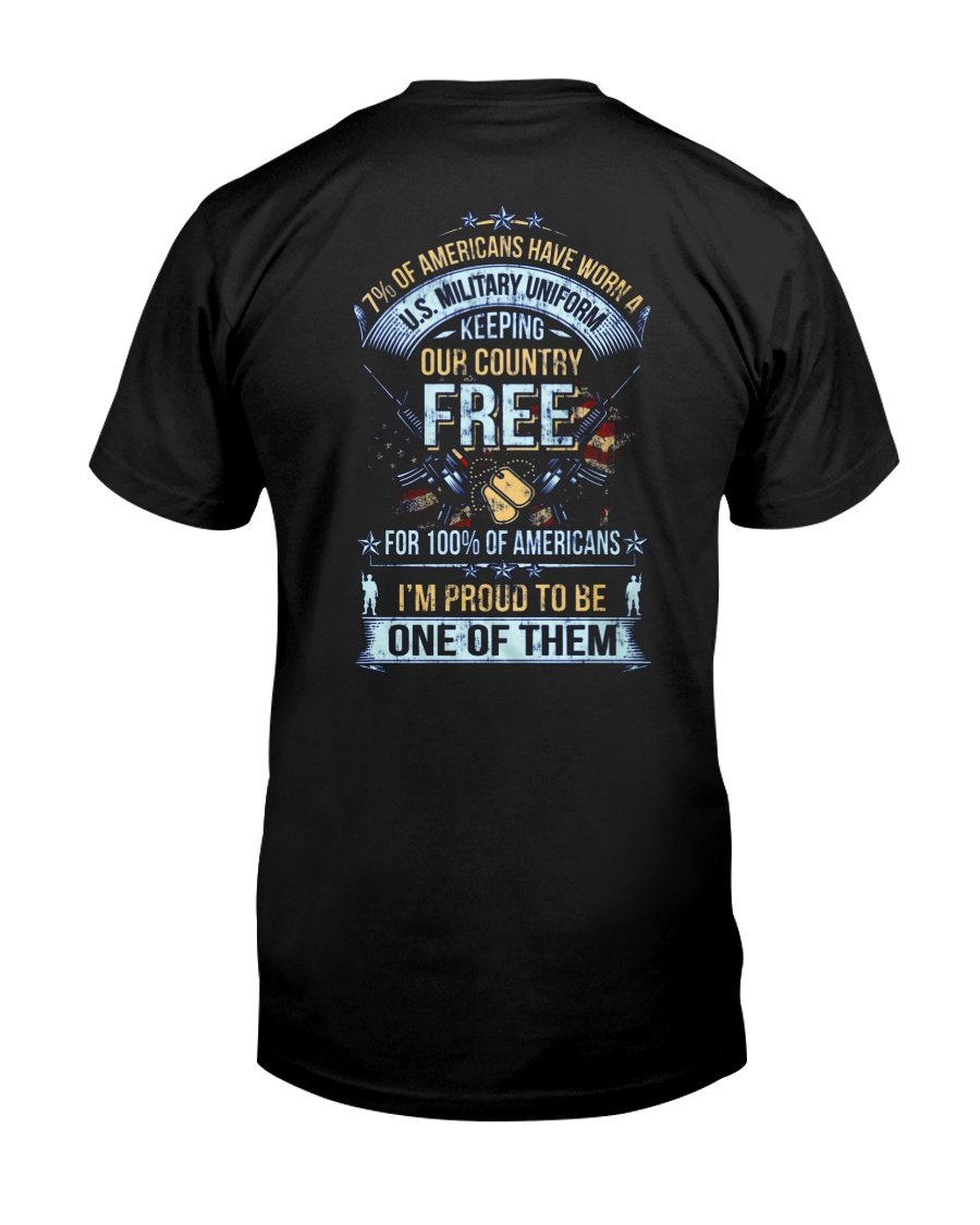 Veteran Shirt, Dad Shirt, Gifts For Dad, Keeping Our Country Free Veteran T-Shirt KM0806