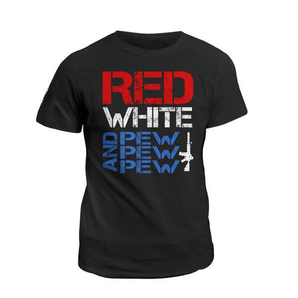 Veteran Shirt, Dad Shirt, Gifts For Dad, Red White And Pew T-Shirt KM0906