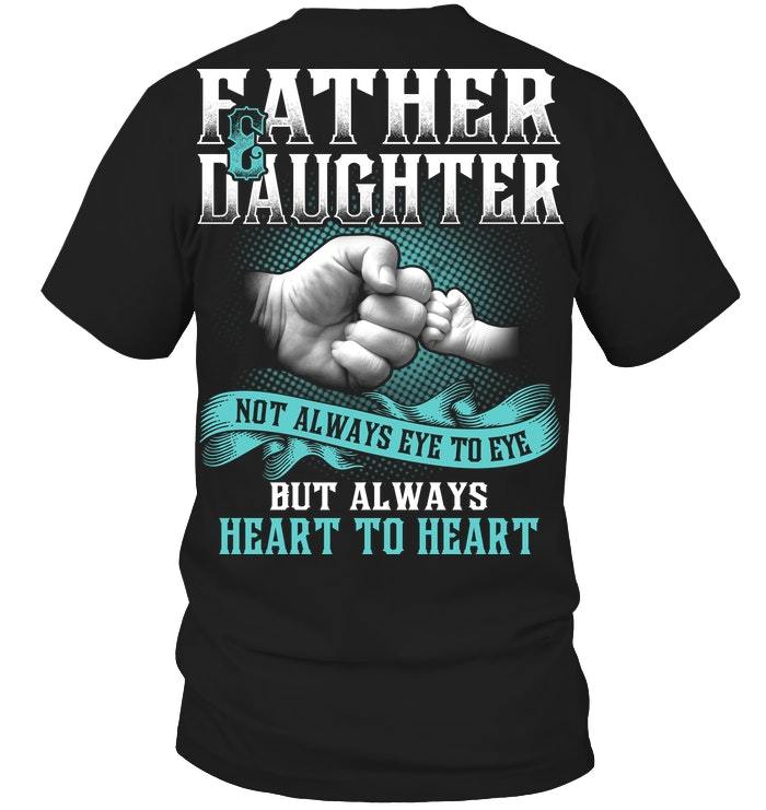 Veteran Shirt - Father's Day Gift For Dad, Father & Daughter Not Always Eye To Eye Unisex T-Shirt