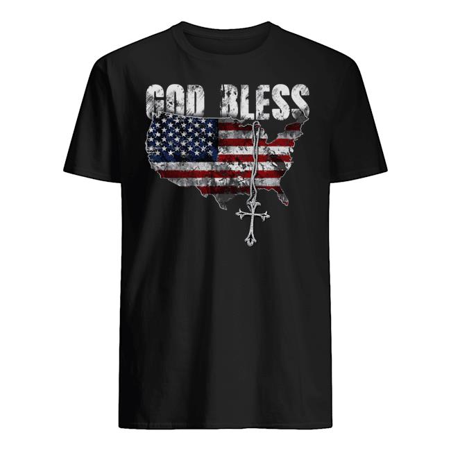 Veteran Shirt, Father's Day Shirt, American Flag Shirt, God Bless T-Shirt KM2705