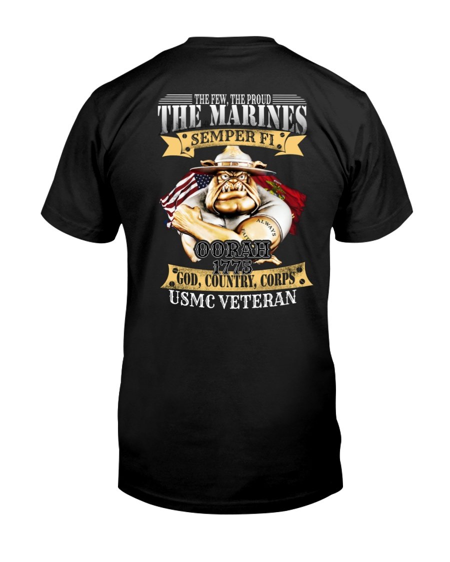 Veteran Shirt, Father's Day Shirt, The Marines Semper Fi, USMC Veteran T-Shirt KM2805