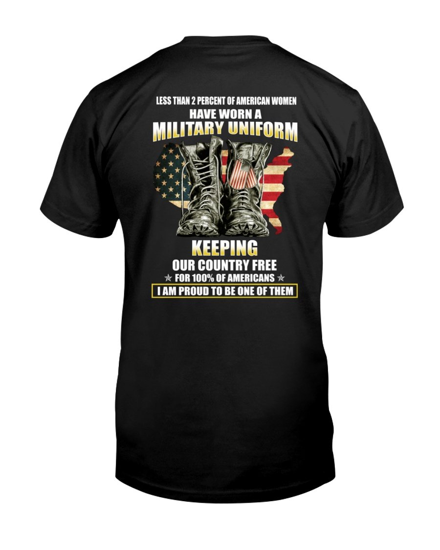 Veteran Shirt, Female Veteran, American Women Have Worn A Military Uniform Unisex T-Shirt KM3105
