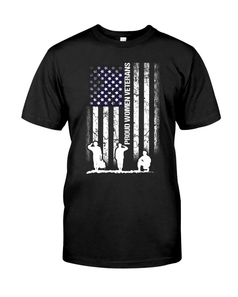 Veteran Shirt, Female Veteran, Proud Women Veterans Unisex T-Shirt KM0106