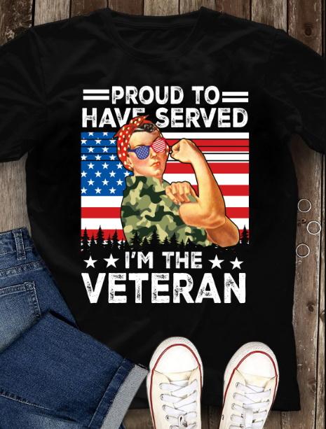Veteran Shirt, Female Veteran, Women Veterans Are Proud To Serve Unisex T-Shirt KM3105