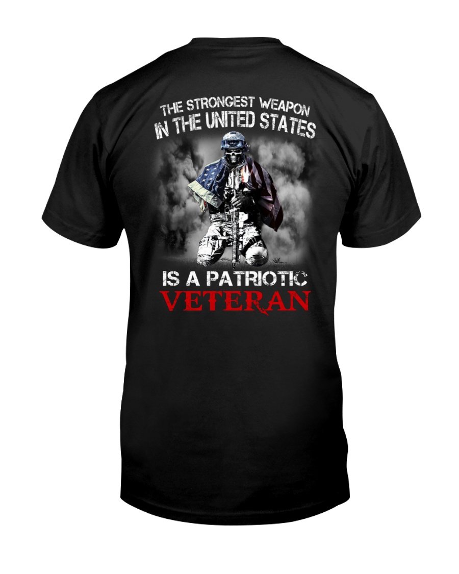 Veteran Shirt, Gifts For Veteran, The Strongest Weapon In The United States T-Shirt KM2905