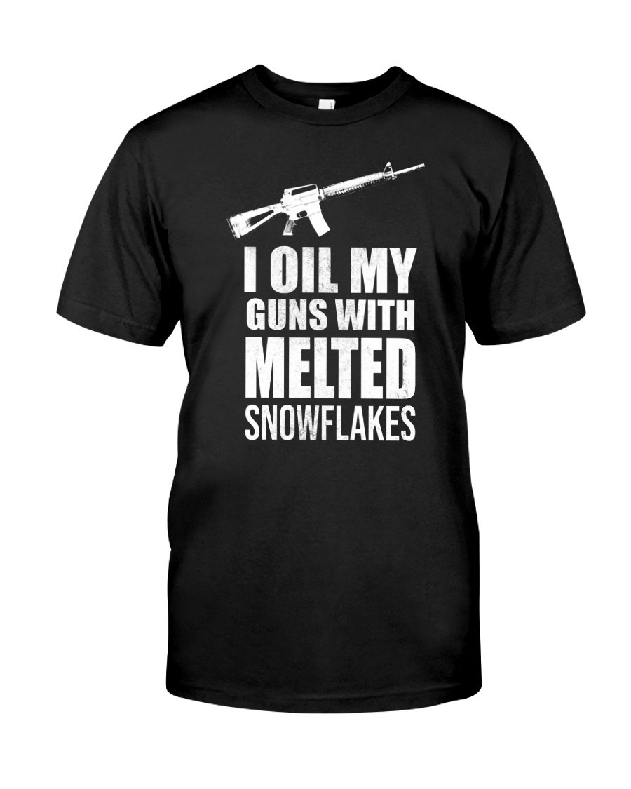 Veteran Shirt, I Oil My Guns With Melted Snowflakes T-Shirt KM0308