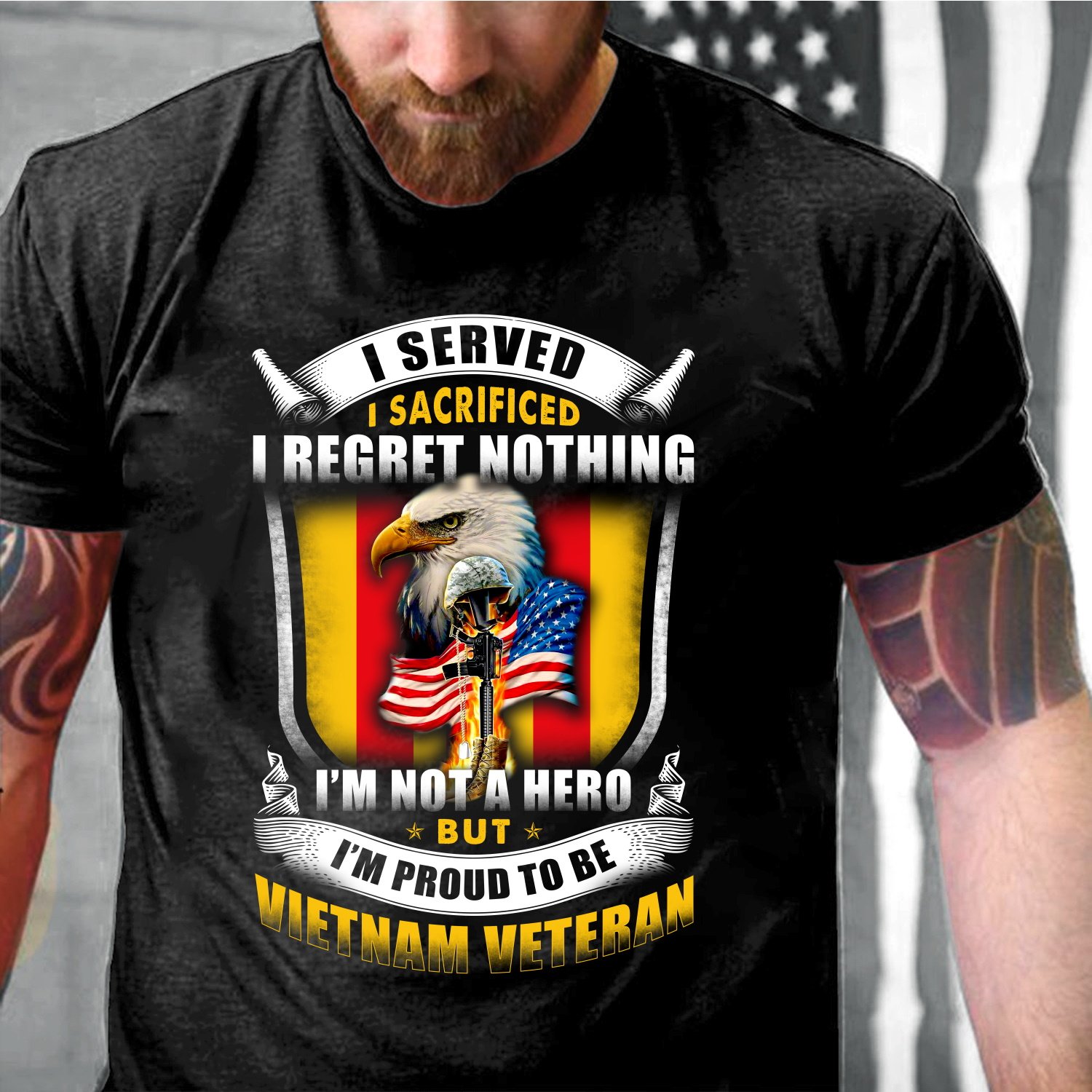 Veteran Shirt, I'm Not A Hero But I'm Proud To Be Vietnam Veteran T-Shirt