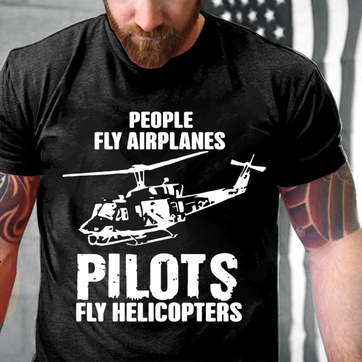 Veteran Shirt, Pilots Fly Helicopter Classic T-Shirt, Father's Day Gift For Dad KM1204