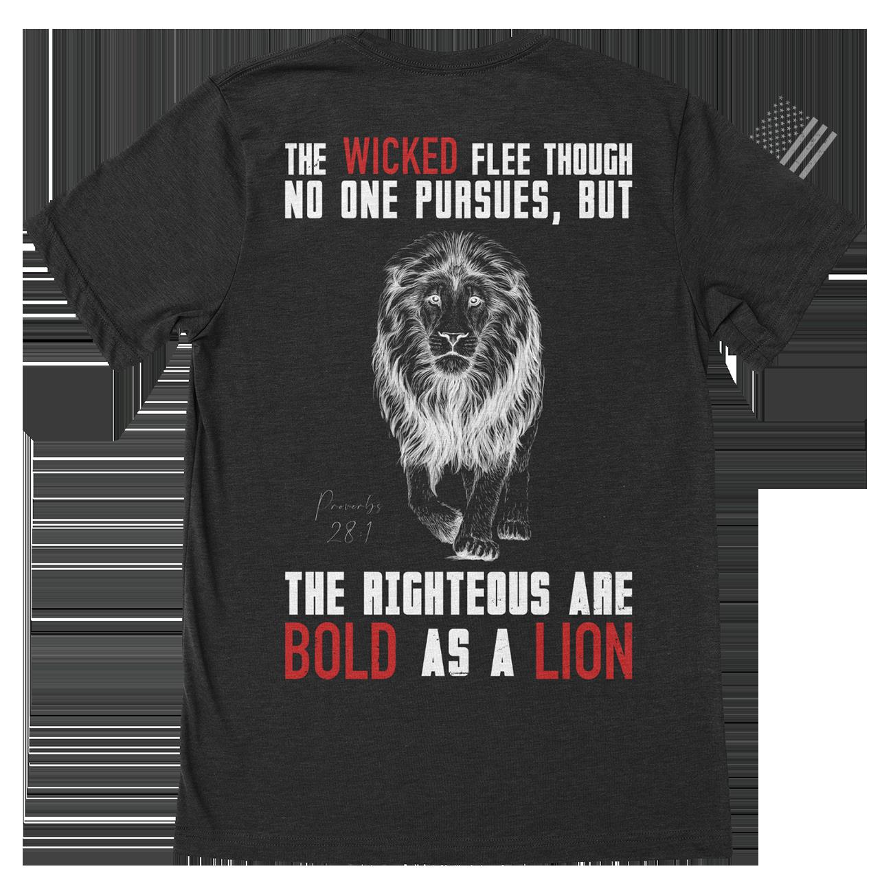 Veteran Shirt, The Righteous Are Bold As A Lion T-Shirt KM0308